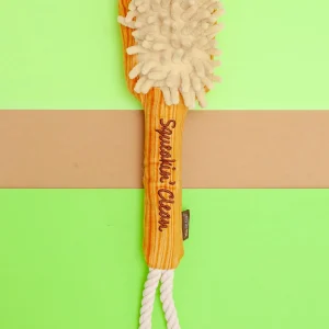 Bark n' Bristles Squeaky Plush Dog Toy