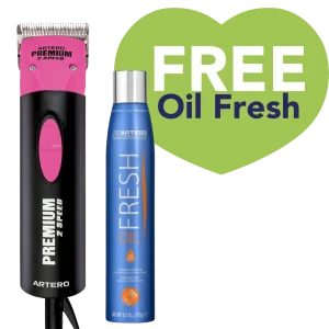 Premium Pink Professional Grooming Two Speed Clipper by Artero