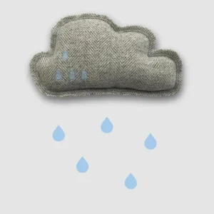 Cloud Catnip Pillow Toy in Grey (Made in the USA)