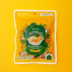 Freeze-Dried Banana & Goat Milk treats for Dogs & Cats (Made in Korea)