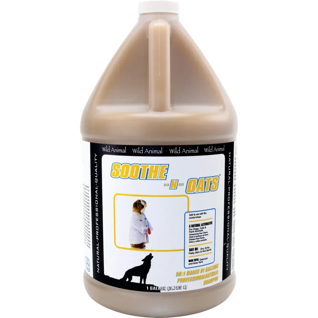 Soothe -n- Oats Shampoo Gallon by Wild Animal