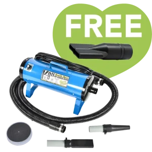 K9 II Blow Dryer Variable Speed with Free Water Peeler Attachment by Electric Cleaner