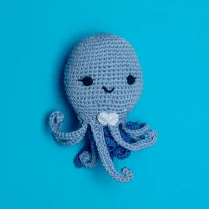 Ollie the Octopus Organic Cotton Knit Dog Toy