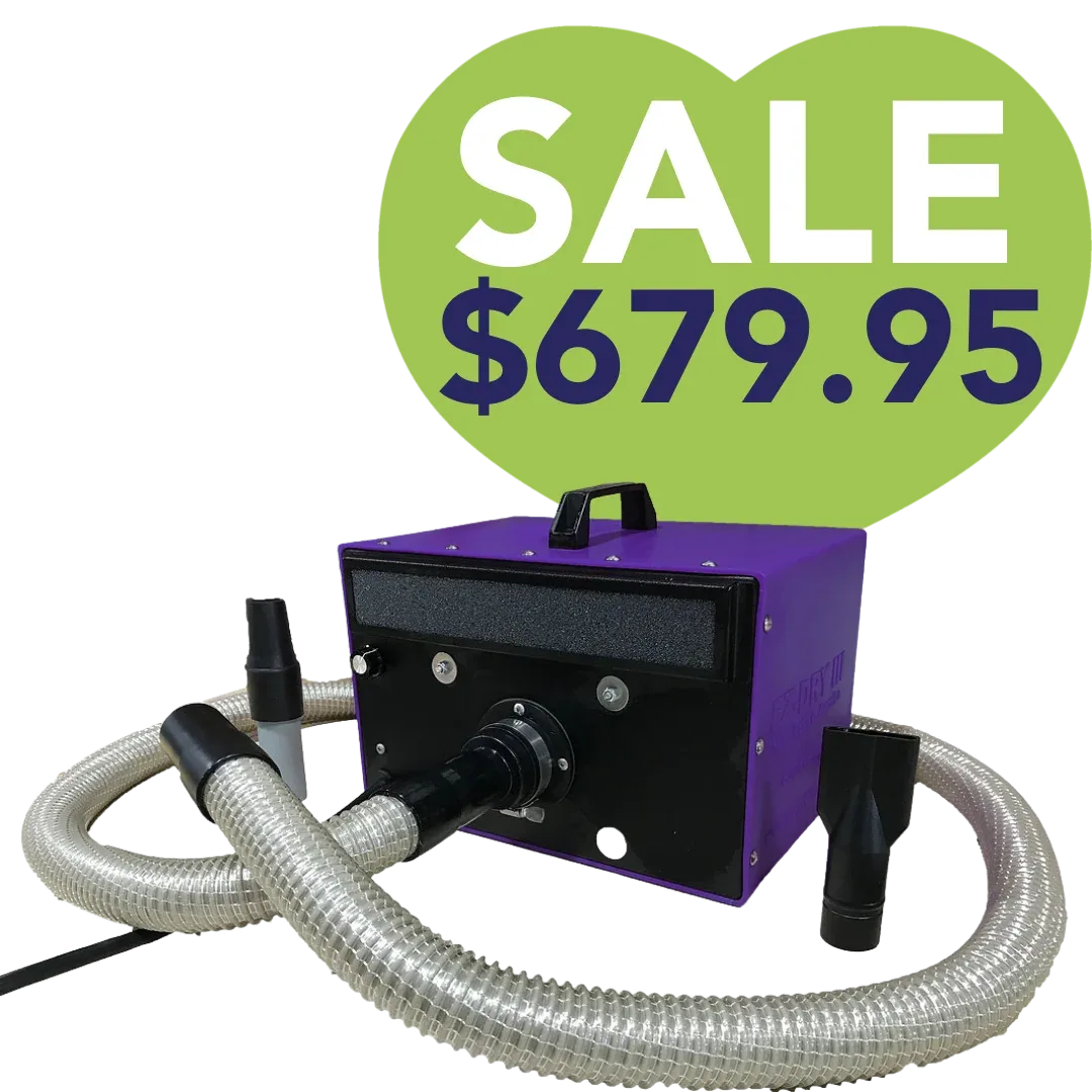 EZ-DRY III Variable Speed Force Dryer Purple by EZ-Groom