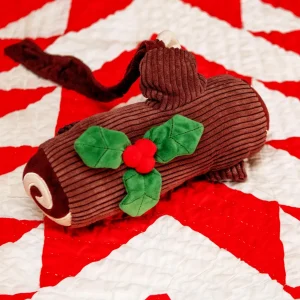 Yule Log Interactive Snuffle Howliday Dog Toy