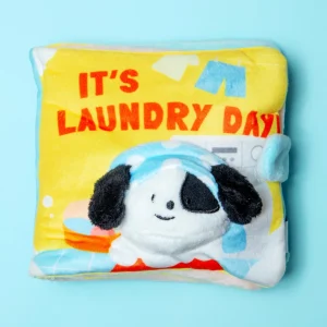 Laundry Day Nosework Dog Book Treat Toy