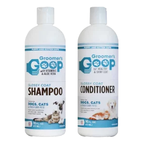 Glossy Coat Shampoo and Conditioner 16oz by Groomer's Goop