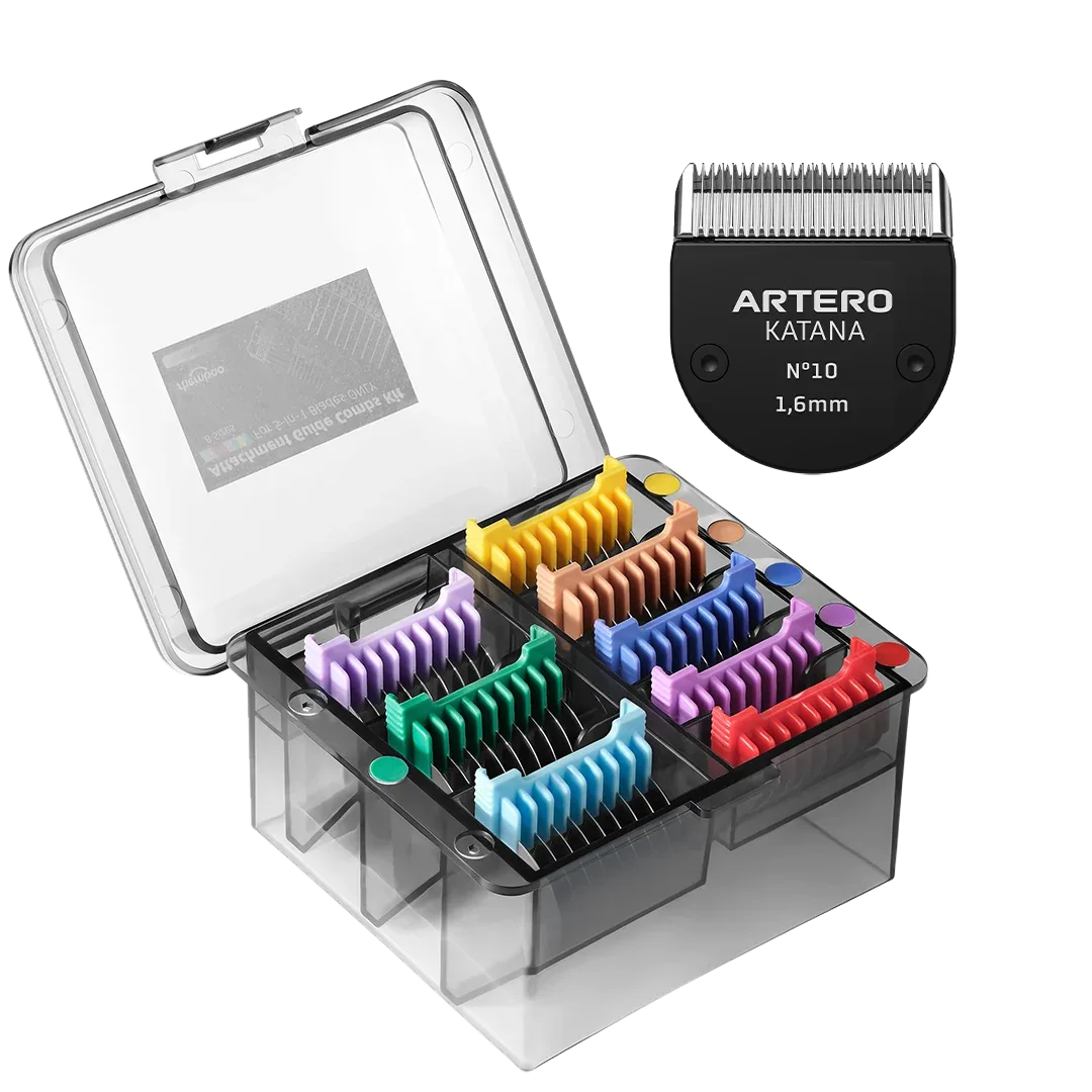 Metaplex 8pc Metal Comb Set with Katana Blade for Reaktor & Spektra by Artero
