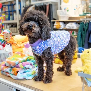 Lavender Sequin Dog Shirt (Made in the USA) (FINAL SALE)