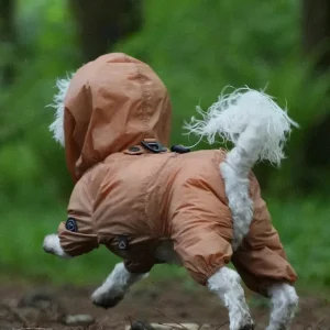 Waterproof Air Coverall for Dogs in Brown (FINAL SALE)