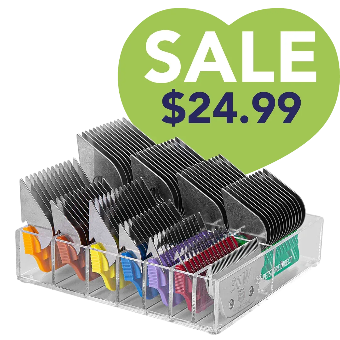 Wide Blades/Combs Guard Holder 11 Clear by PetStore.Direct