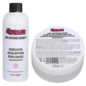 Hair Color Lightening Cream 100g and Developer 200ml Set by Opawz