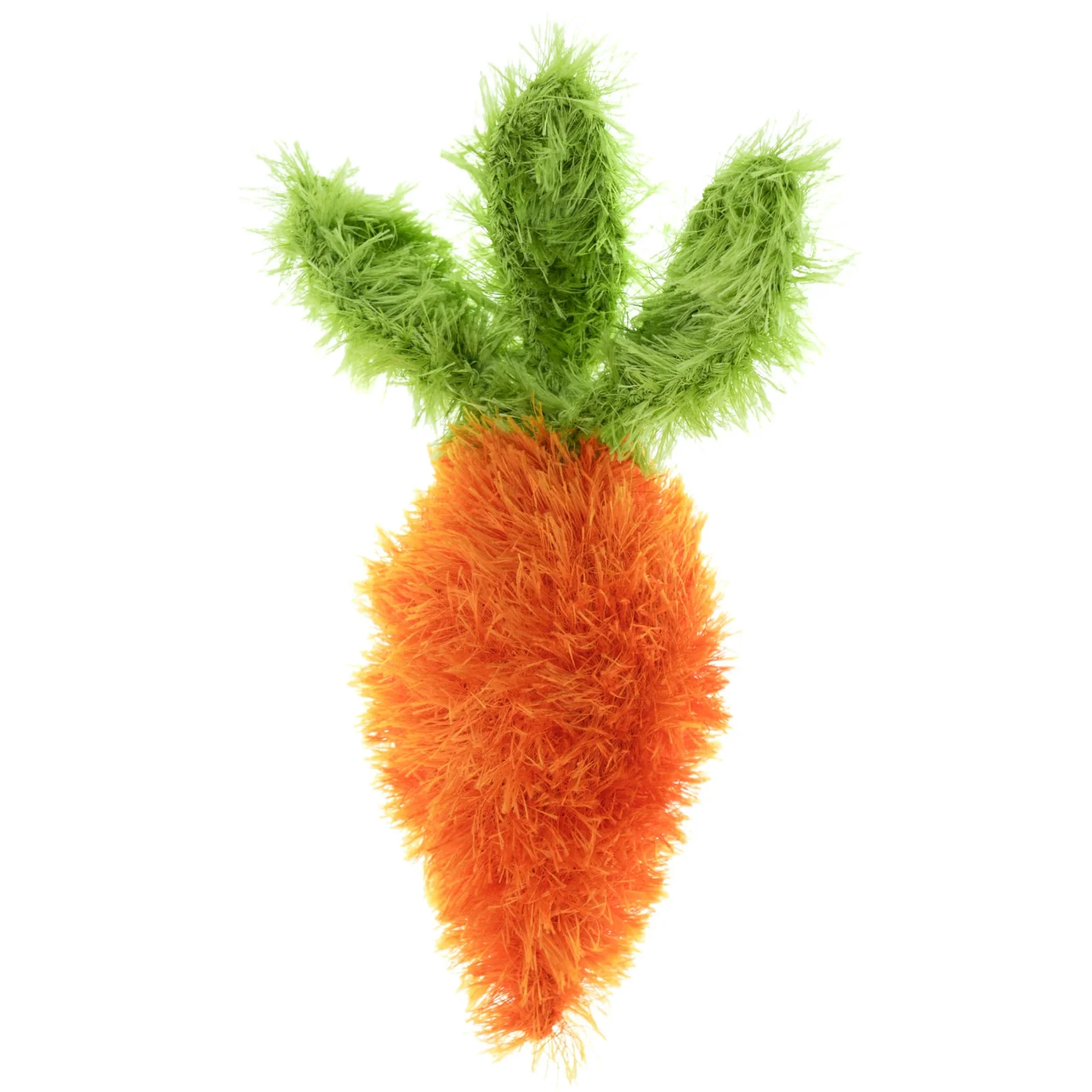 Carrot Squeaky Plush Dog Toy - Image 2