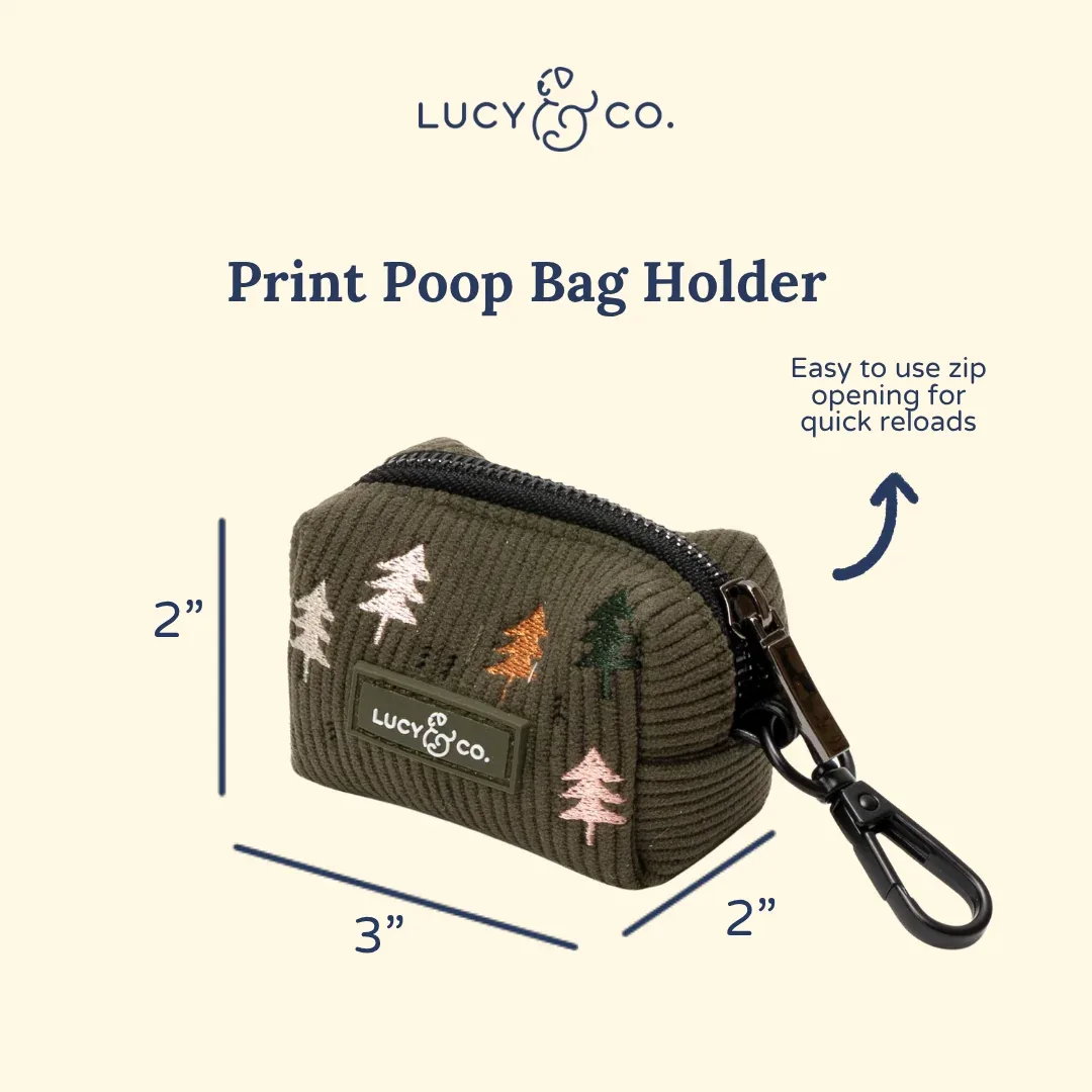 Take a Hike Corduroy Poop Bag Holder - Image 2