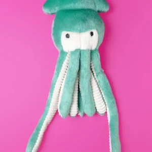 Claude Squid Squeakerless Plush Dog Toy