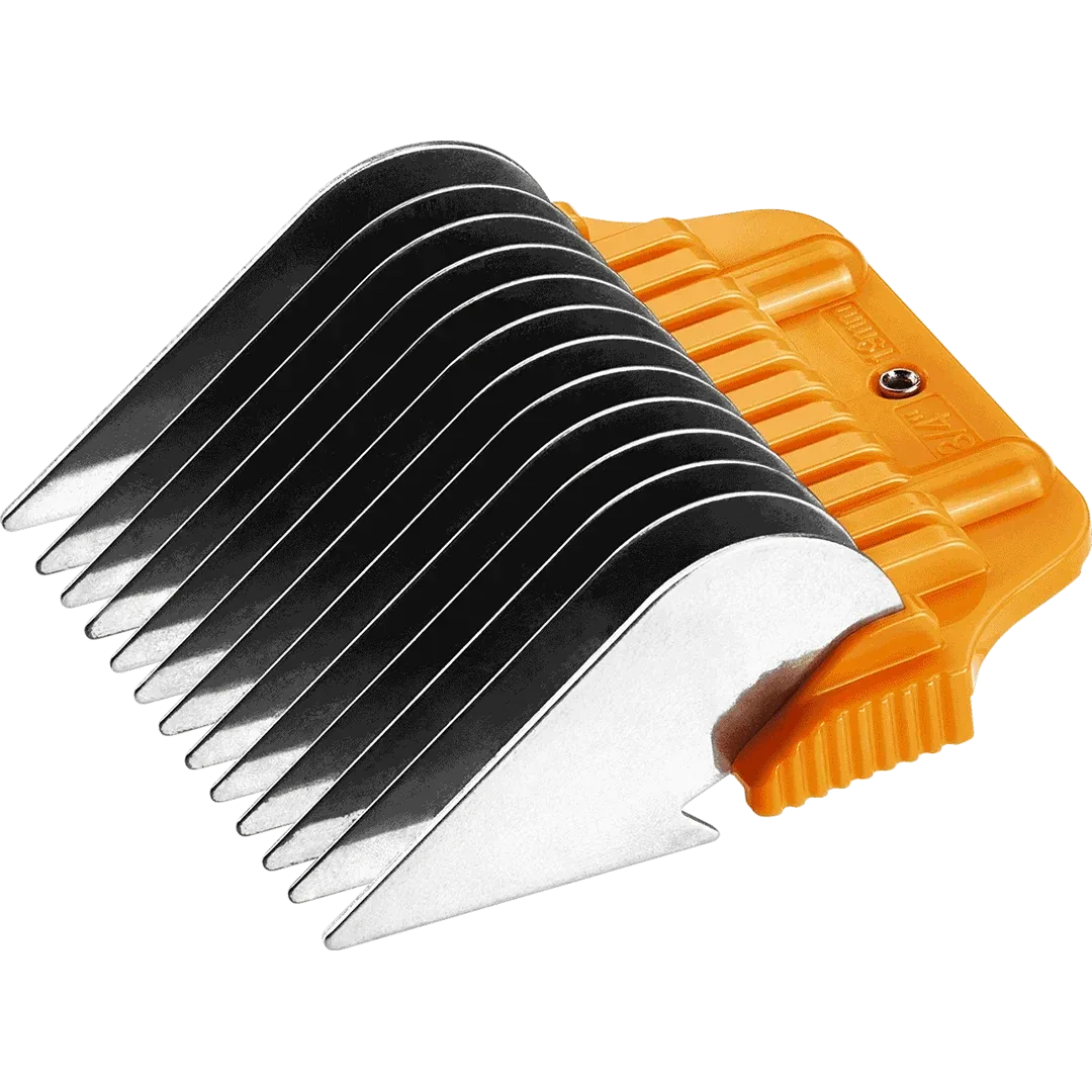 3/4" Wide Snap on Stainless Steel Comb 19mm by Heiniger
