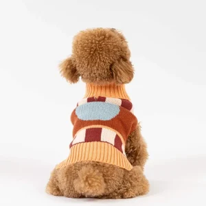 Stripe Dot Dog Sweater (FINAL SALE)
