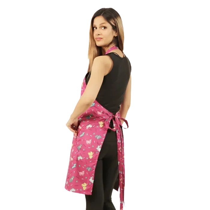 Pink Dogs Grooming Apron by Ladybird Line - Image 2
