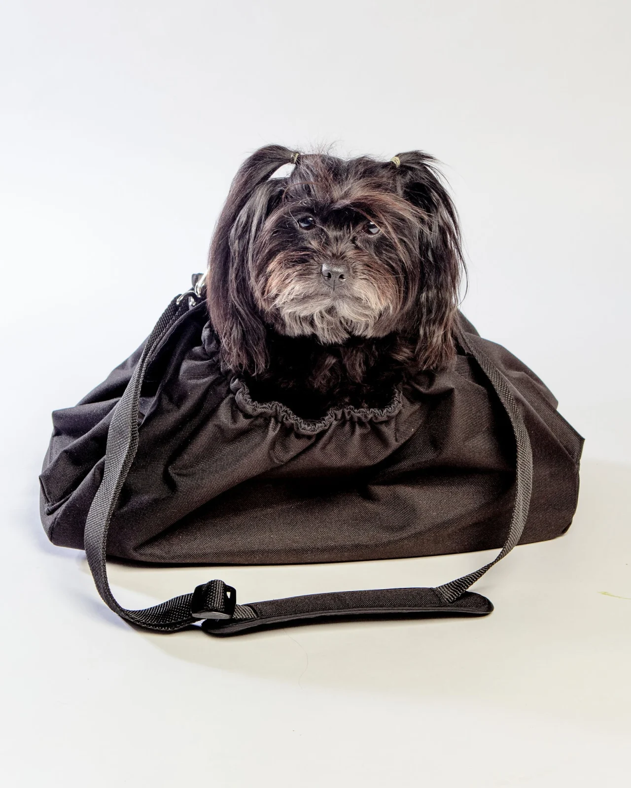 Gigi Sling Pet Carrier in All Black (Made in the USA) - Image 2