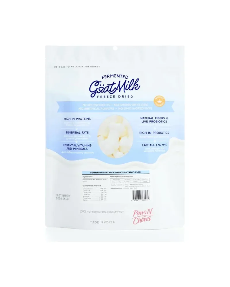 Freeze-Dried Probiotic Goat Yoghurt Dog Treat (Plain) - Image 2