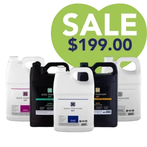 Five Bestselling Shampoos Bundle Gallon by Dog Fashion Spa