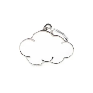 Clouds Dog Custom Pet ID Tag