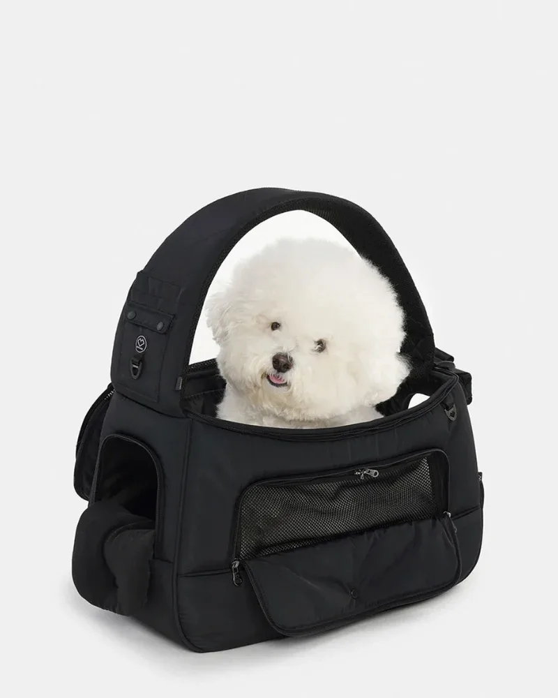 Crossbody VIEW Sling Dog Carrier in Black or Beige