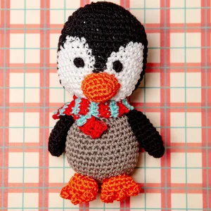 Chilly Willy The Penguin Organic Knit Dog Toy
