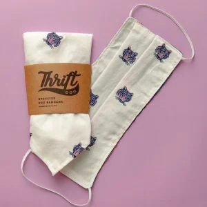Face Mask & Dog Bandana Set in Tiger King (Immediate Ship)