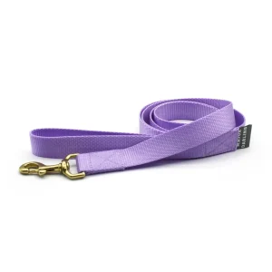 Basic Nylon Dog Leash in Lilac (Made in the USA)