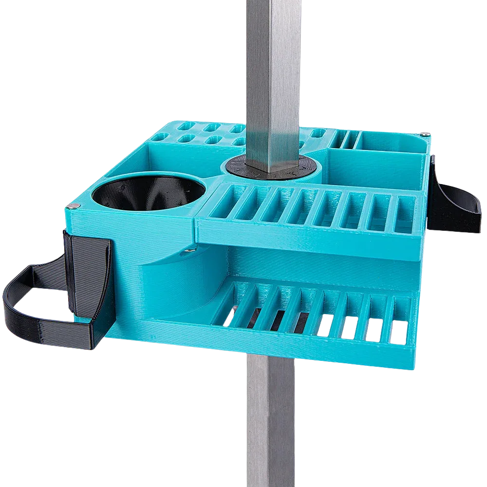 Mini Cube Tool Caddy Cyan by Vanity Fur - Image 2