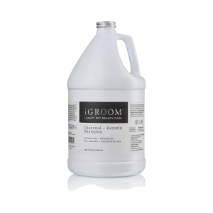Charcoal and Keratin Shampoo Gallon by iGroom