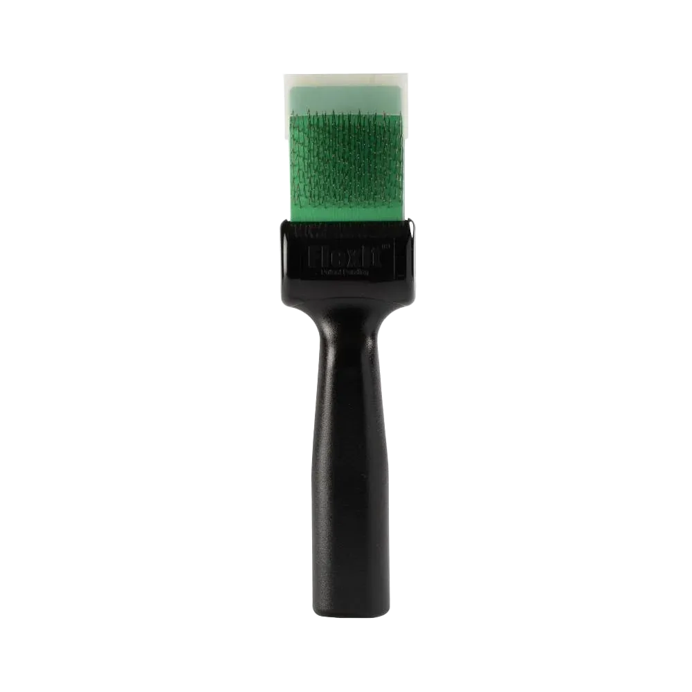 Green Soft Flex Finishing Twin Single Brush by FlexIt - Image 2