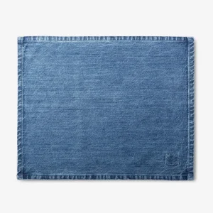 Denim Placemat in Medium Vintage (Made in the USA)