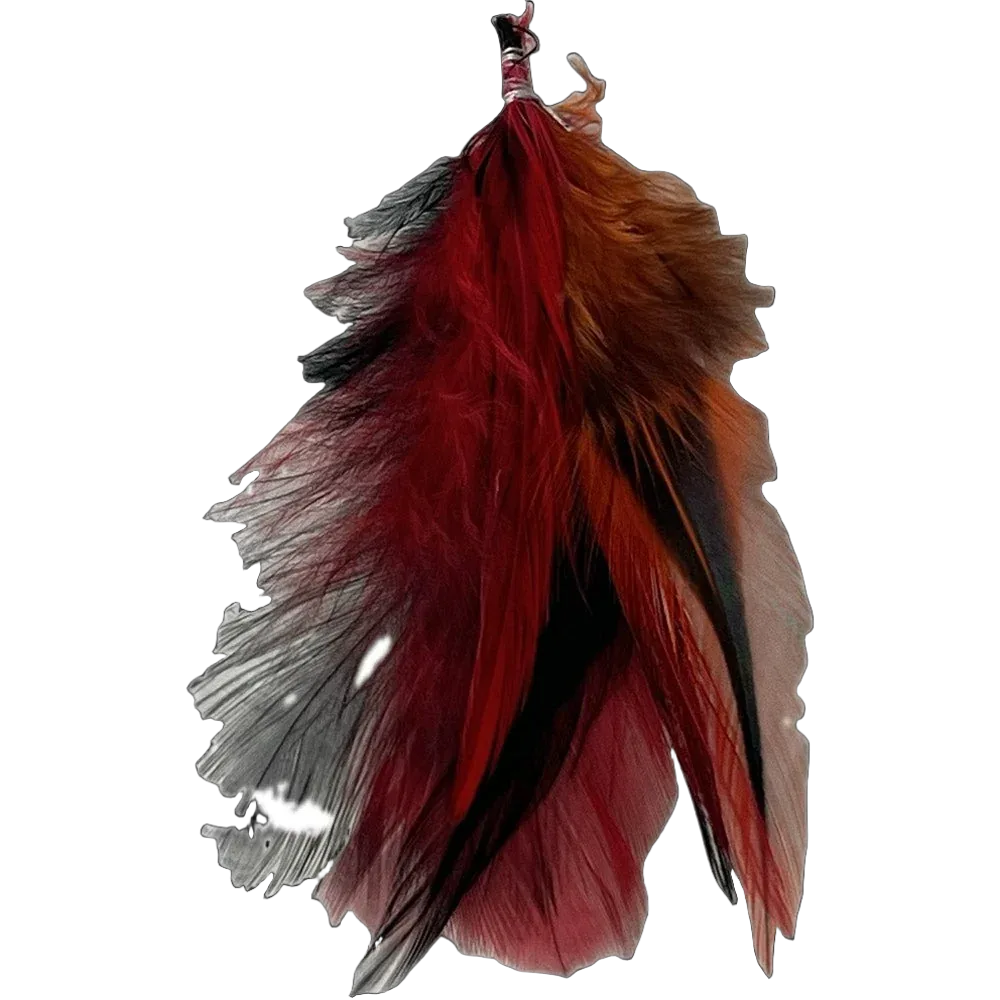 Feather Extension Flame (Pack of 10) by A Creative Collection - Image 2
