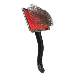 Large Metal Slicker Brush Black by Zolitta