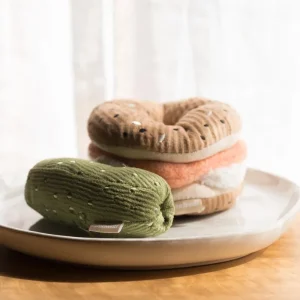 Bagel & Pickle Plush Dog Treat Toy