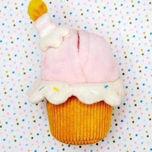 2-in-1 Cupcake Interactive Bounce Dog Toy