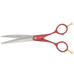 Colibri Super Curved Scissors Ruby Red 6.5 by Zolitta