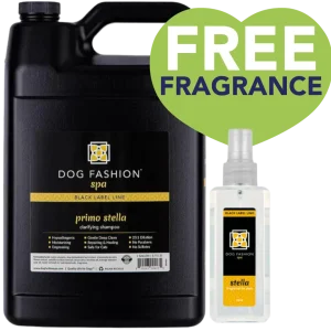 Stella Primo Clarifying Shampoo Gallon with Stella Fragrance 200 ml Set by Dog Fashion Spa