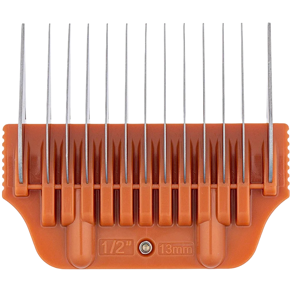 #1 1/2" Brown Wide Attachment Comb 13 mm by Zolitta