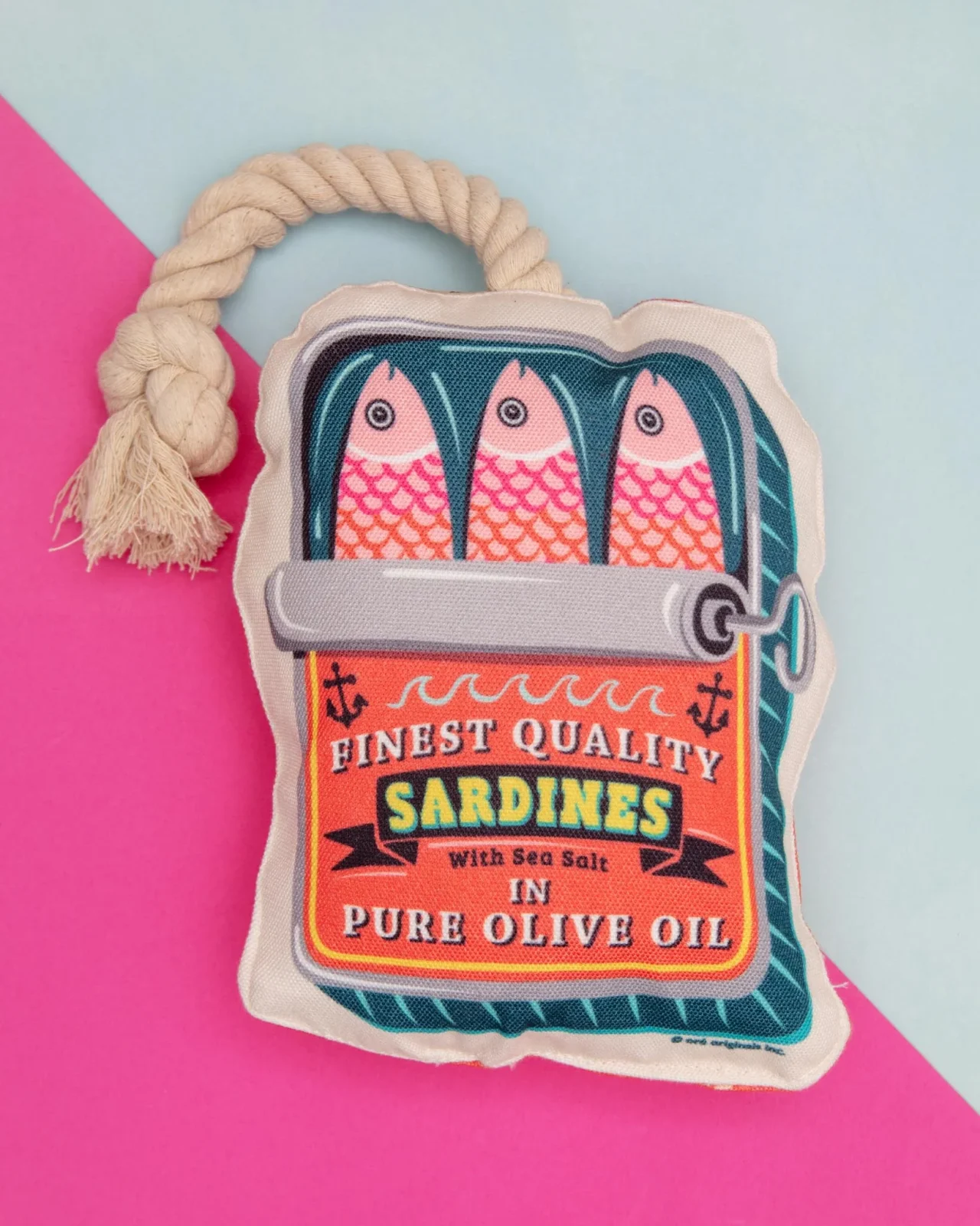 Sardines Rope Canvas Dog Toy