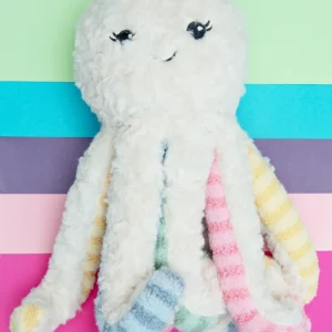 Opal the Octopus Squeaky and Crinkle Dog Toy (FINAL SALE)