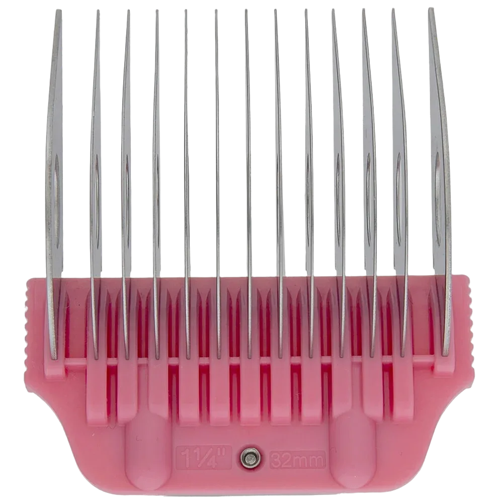 1 1/4″ Pink Wide Snap on Comb by PetStore.Direct - Image 2