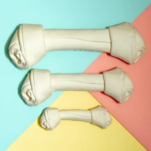 Squeaky Latex Dog Bone Toy