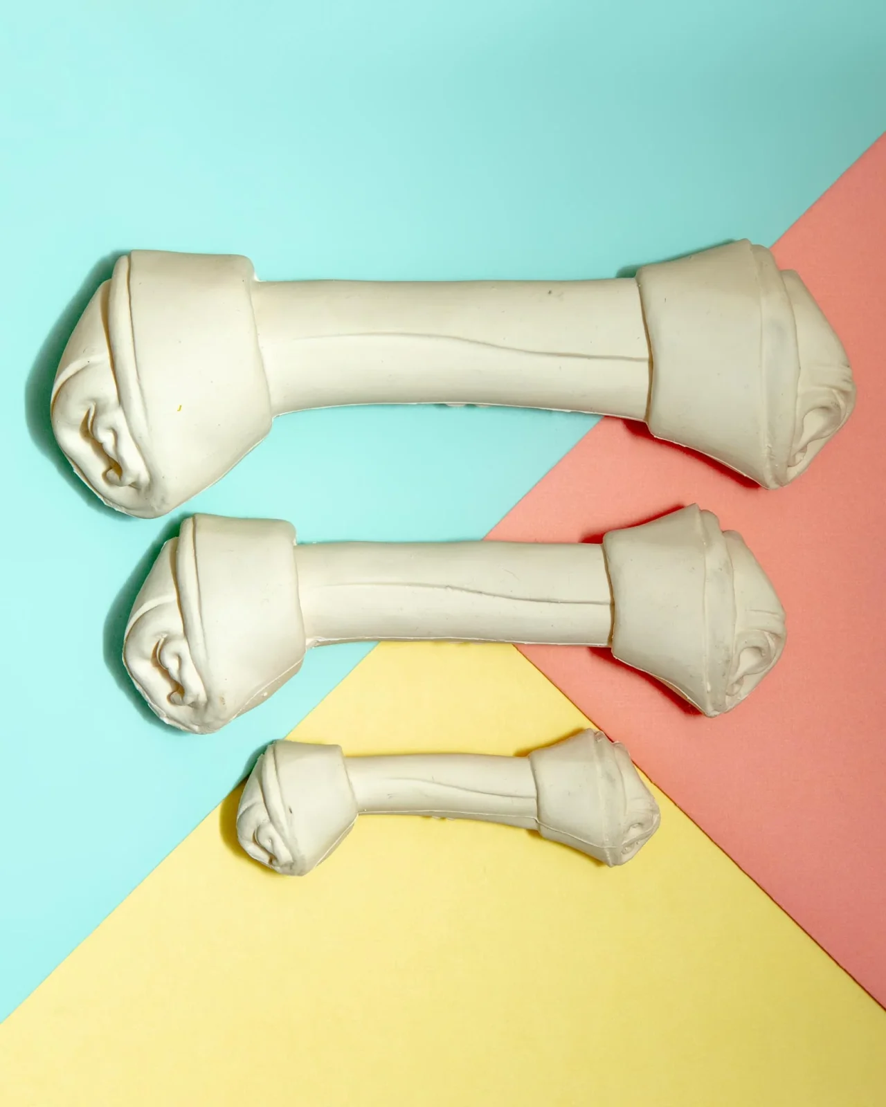 Squeaky Latex Dog Bone Toy
