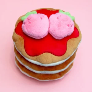Strawberry Pancake Interactive Snuffle Dog Toy