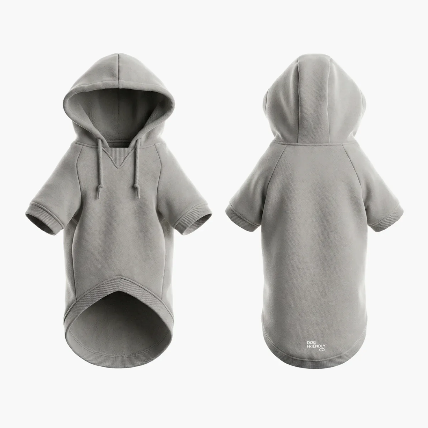 Signature Dog Hoodies - Grey - Image 2