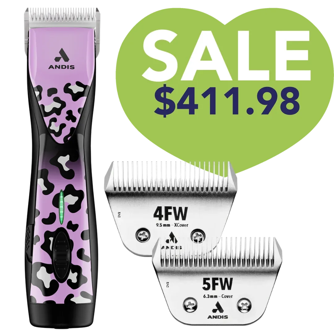 Pulse ZR II Wild Clipper with Free 4FW and 5FW Blades by Andis