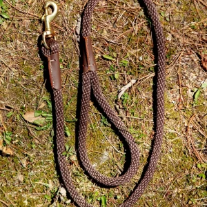 Snap Leash in Dark Brown (Made in the USA)